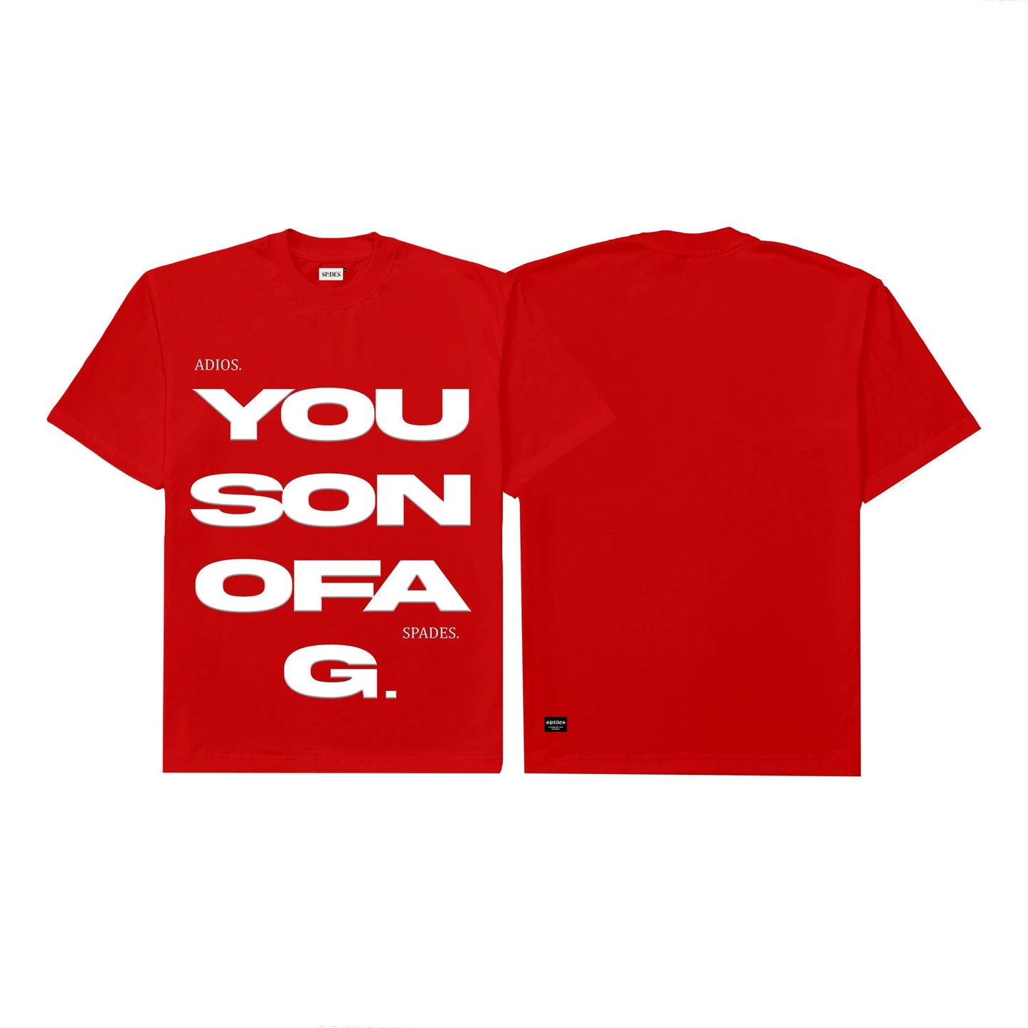 Spades Adios G Red T-shirt SPADES
