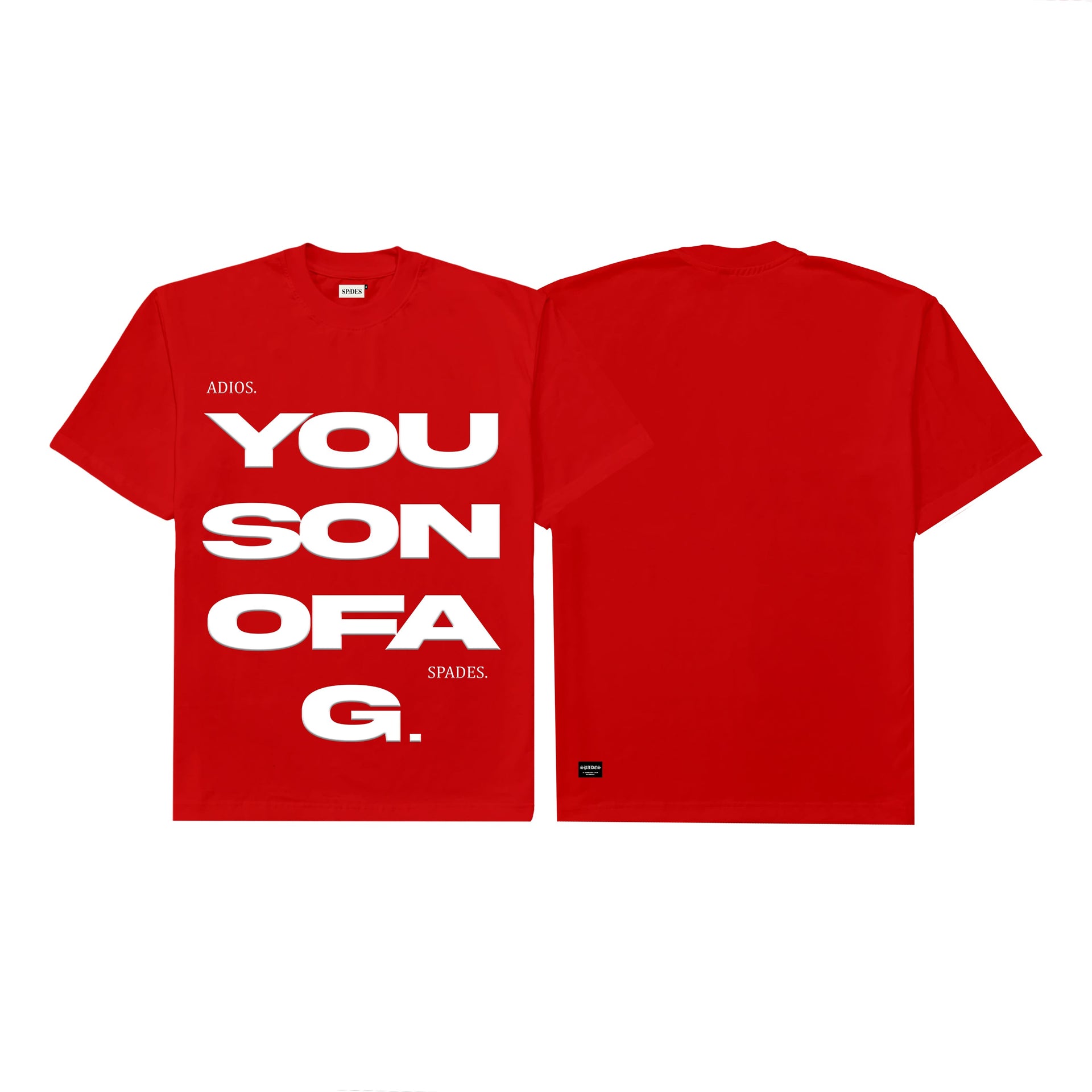 Spades Adios G Red T-shirt SPADES
