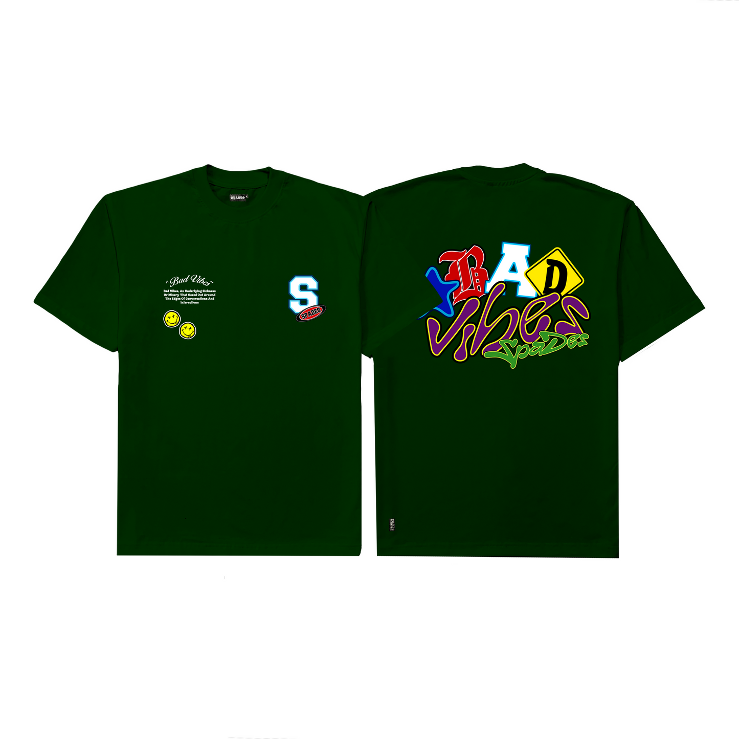 Spades Bad Vibes Bayberry Green T-shirt SPADES