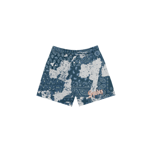 Spades Bandana Mesh Shorts Fade Blue SPADES