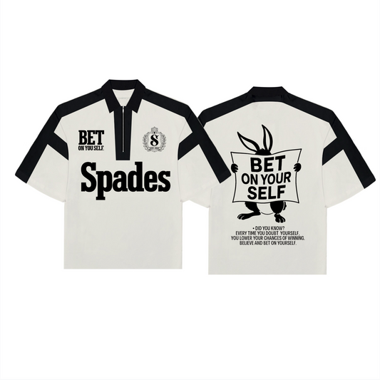 Spades Bet On Yourself Boxy Crop Polo SPADES