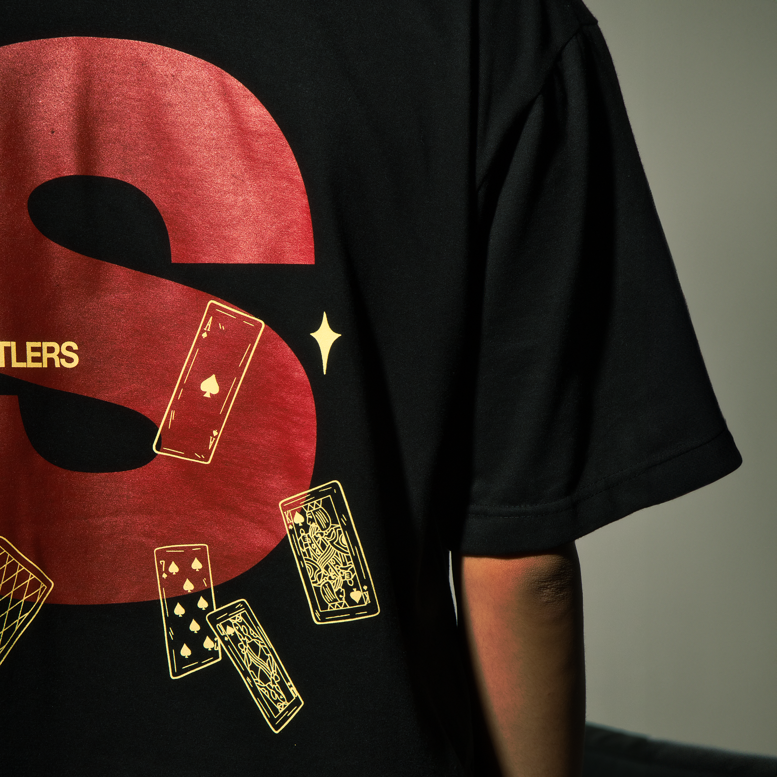 Spades Logo S Tee  Black T-shirt SPADES