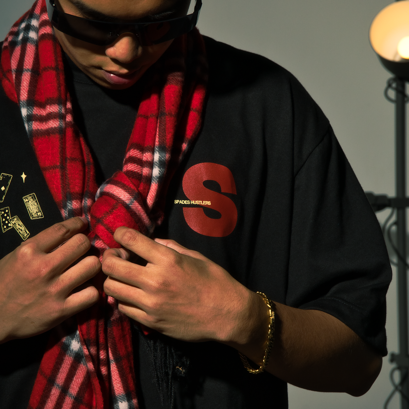 Spades Logo S Tee  Black T-shirt SPADES