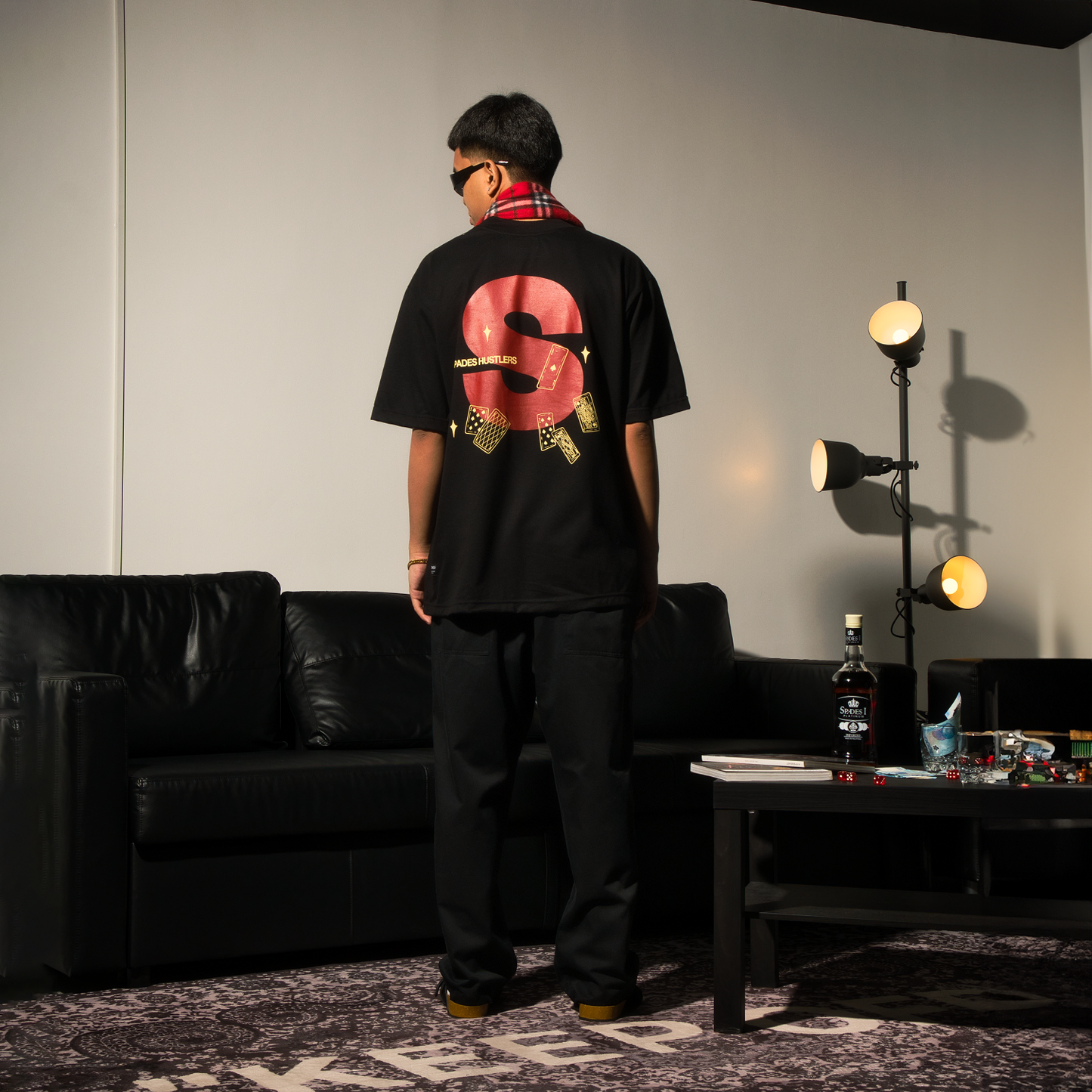 Spades Logo S Tee  Black T-shirt SPADES