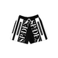 Black Line Hustle Mesh Shorts SPADES
