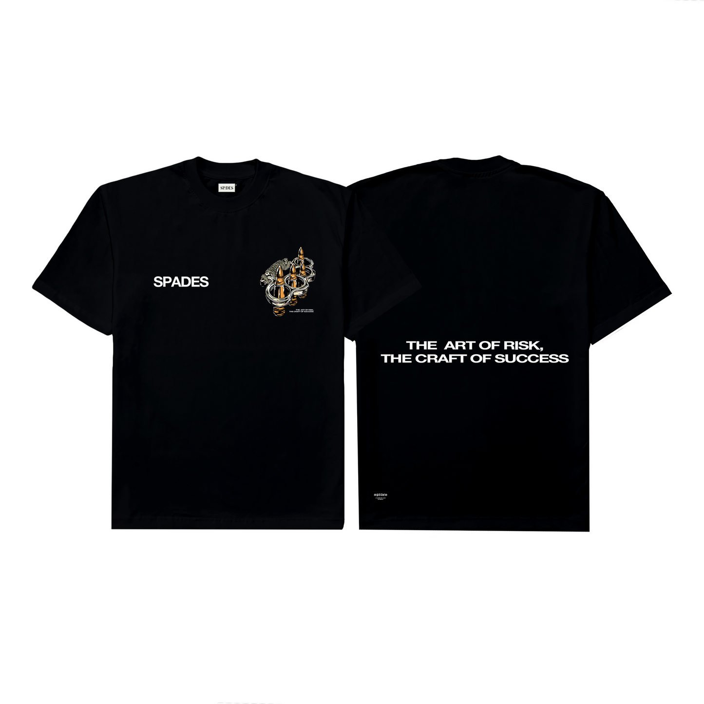 Spades Art of Risk Black T-shirt SPADES