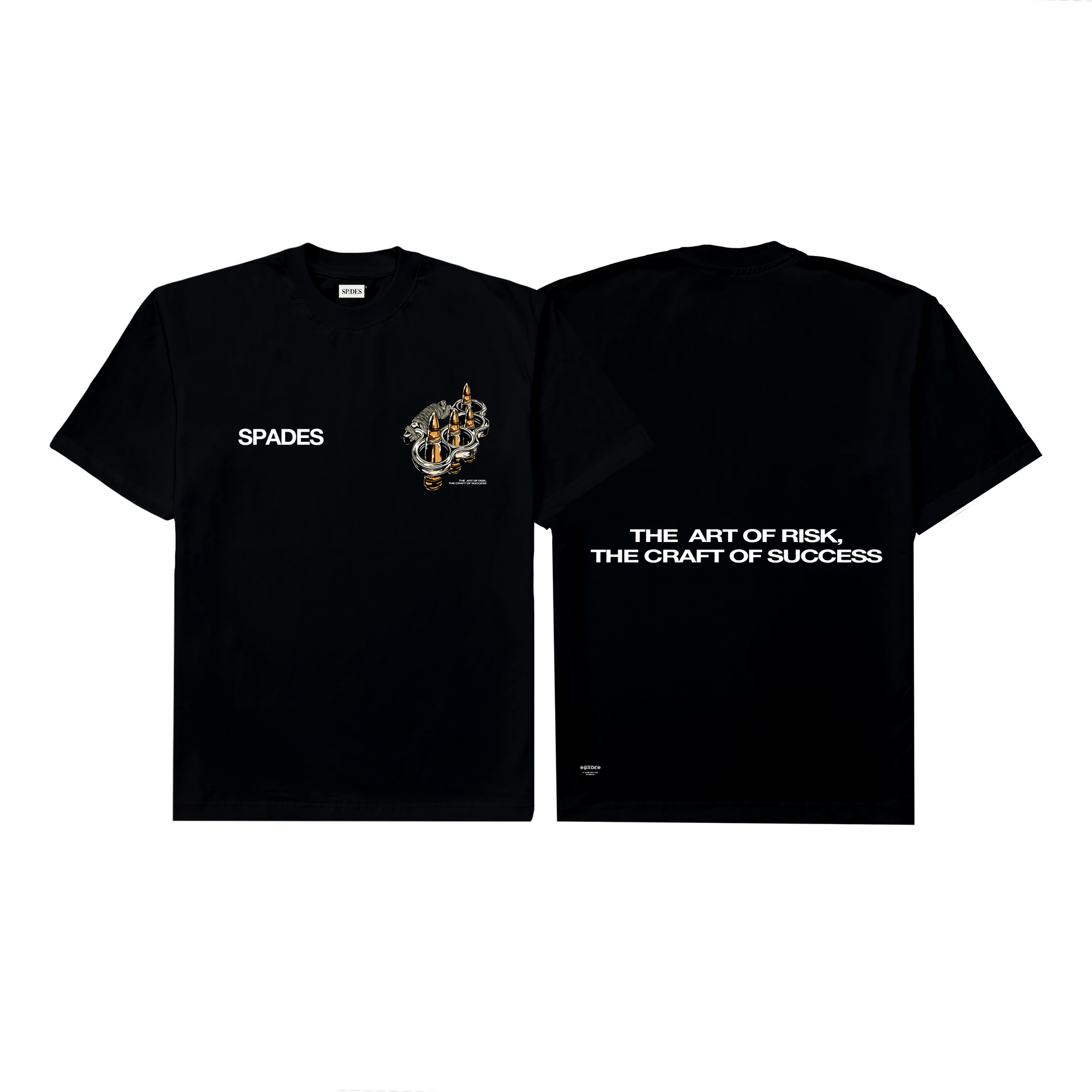 Spades Art of Risk Black T-shirt SPADES