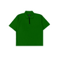 Spades Zip Polo Shirt in Corduroy Green SPADES