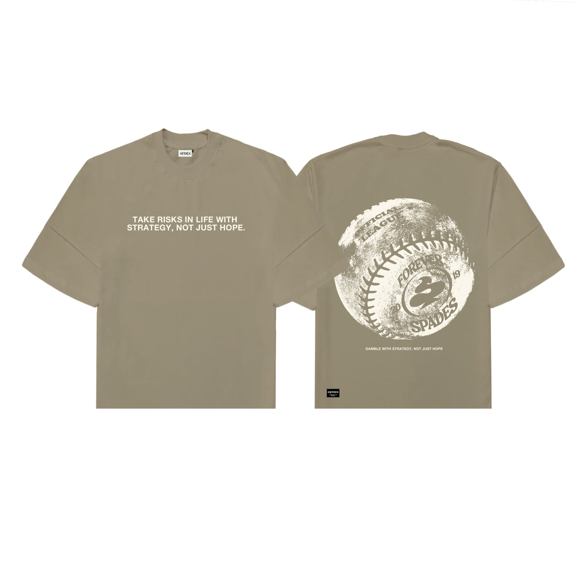 Spades Calculated Risk Boxy Crop Tee SPADES