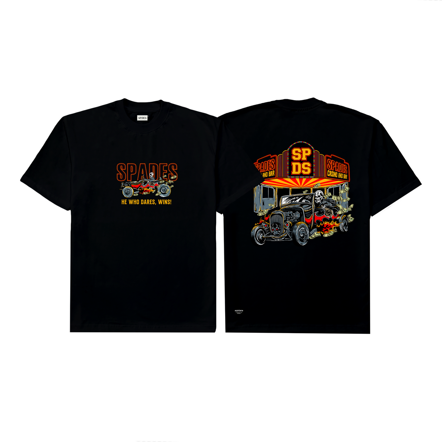 Spades Casino and Bar Black T-shirt SPADES