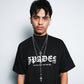 Cash Rules Boxy Crop Tee Black SPADES
