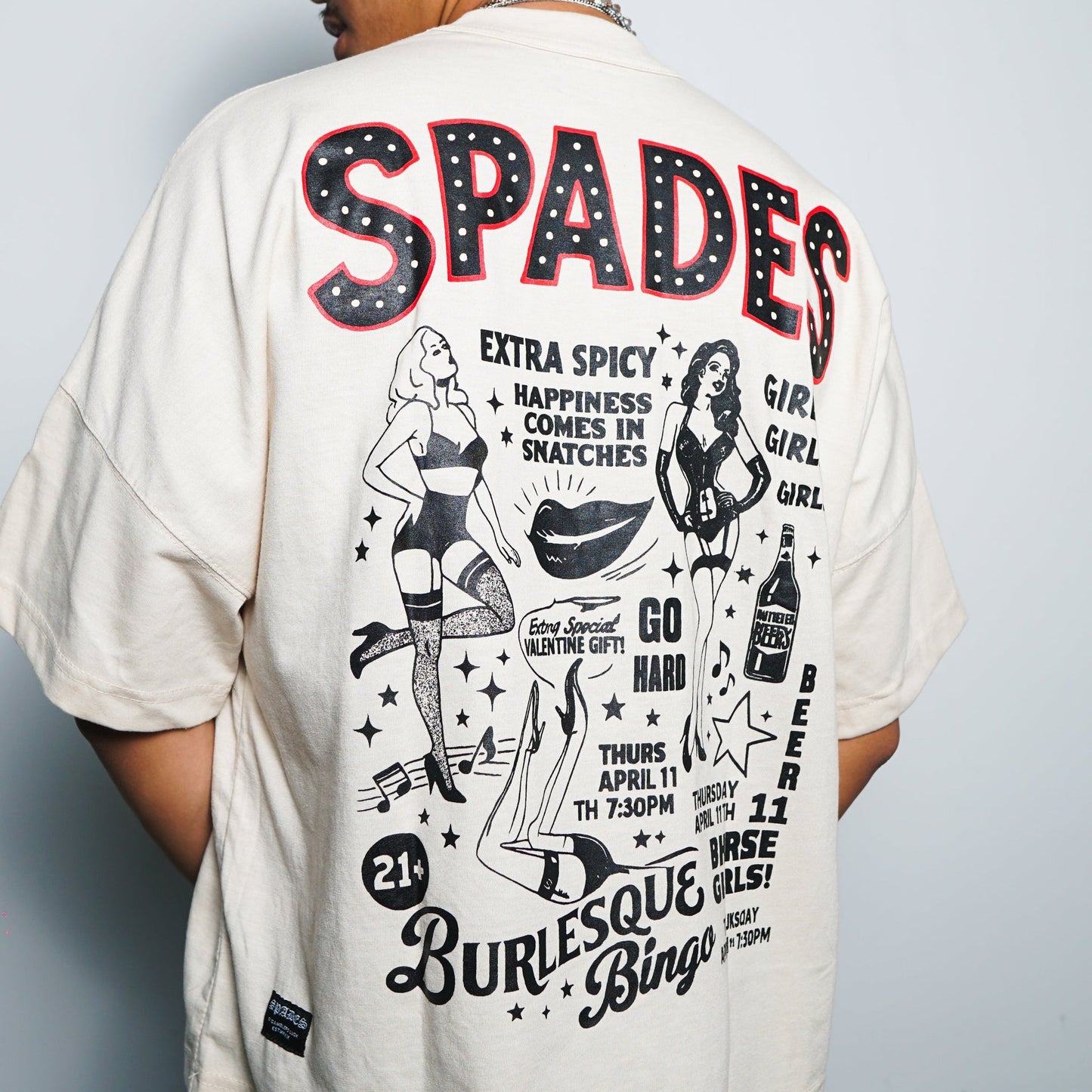 Spades Bingo Night Boxy Crop Tee SPADES