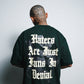 Spades Gamblers Mark Boxy Tee Moss SPADES