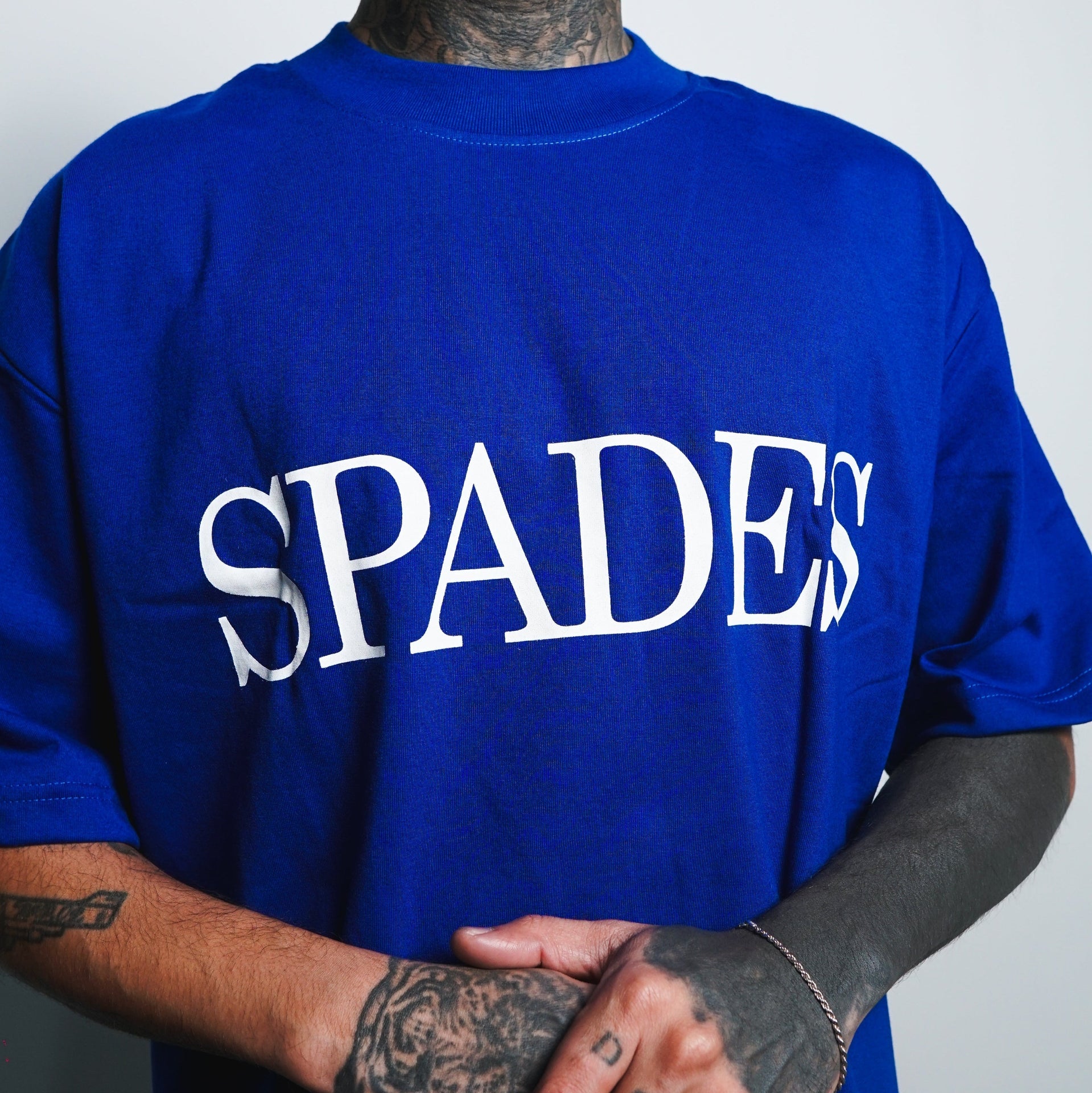 Spades High Roller Rodeo Boxy Tee Blue SPADES