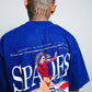 Spades High Roller Rodeo Boxy Tee Blue SPADES