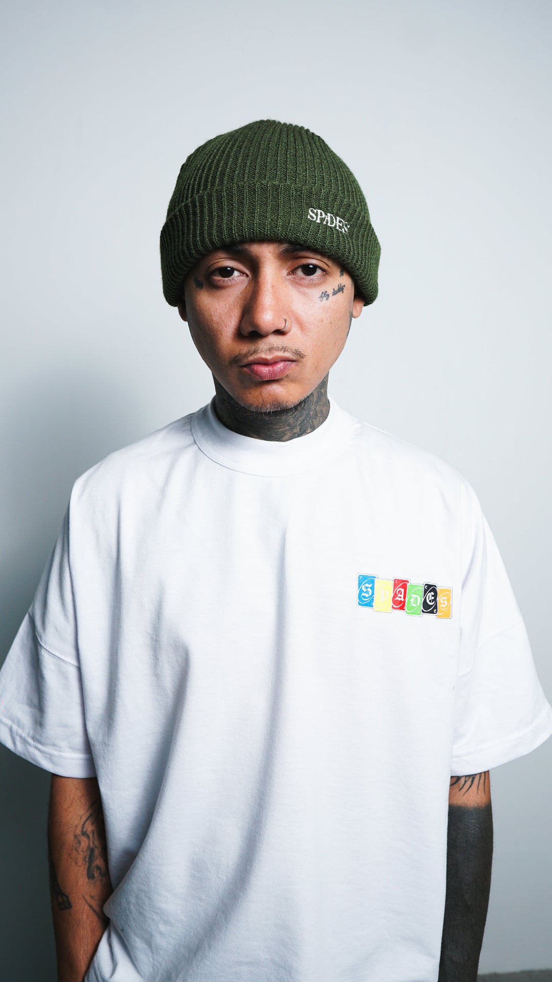 Spades Essentials Embro Beanie Army Green SPADES