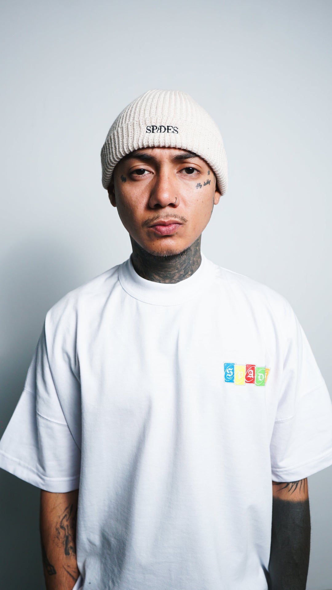Spades Essentials Embro Beanie Cream SPADES