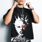 Punk Anarchy Boxy Crop Tee SPADES