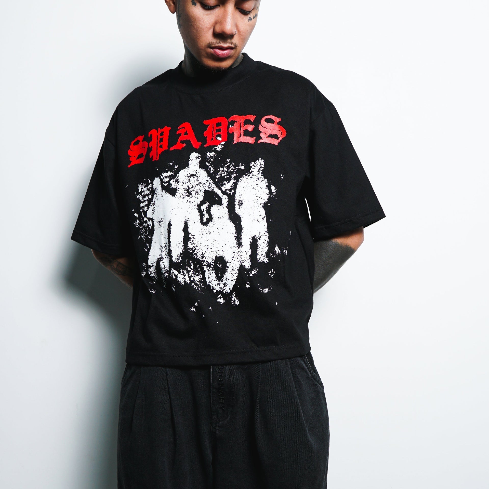 Spades Silent Player Boxy Crop Tee SPADES