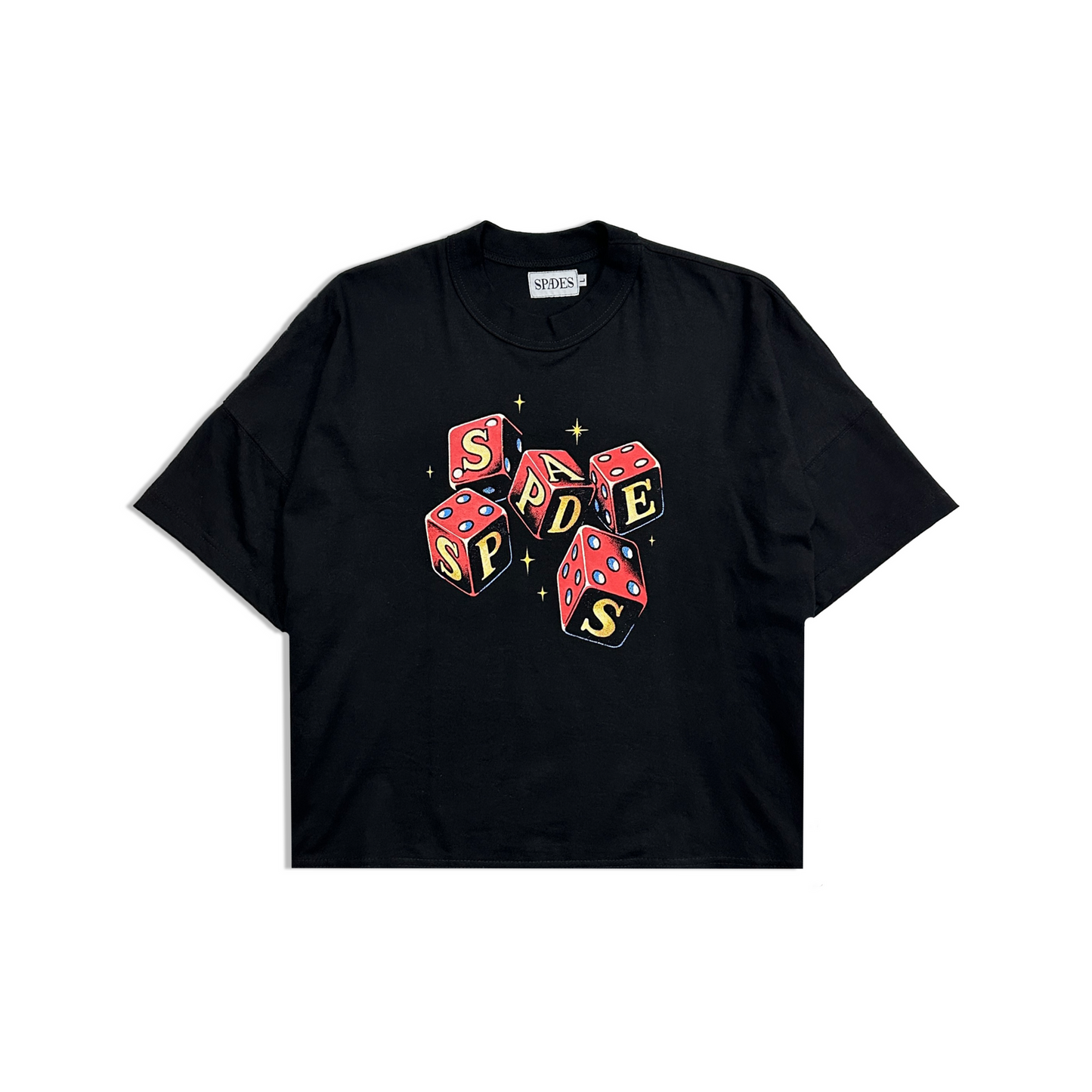 Spades Keychain Boxy Crop Tee SPADES