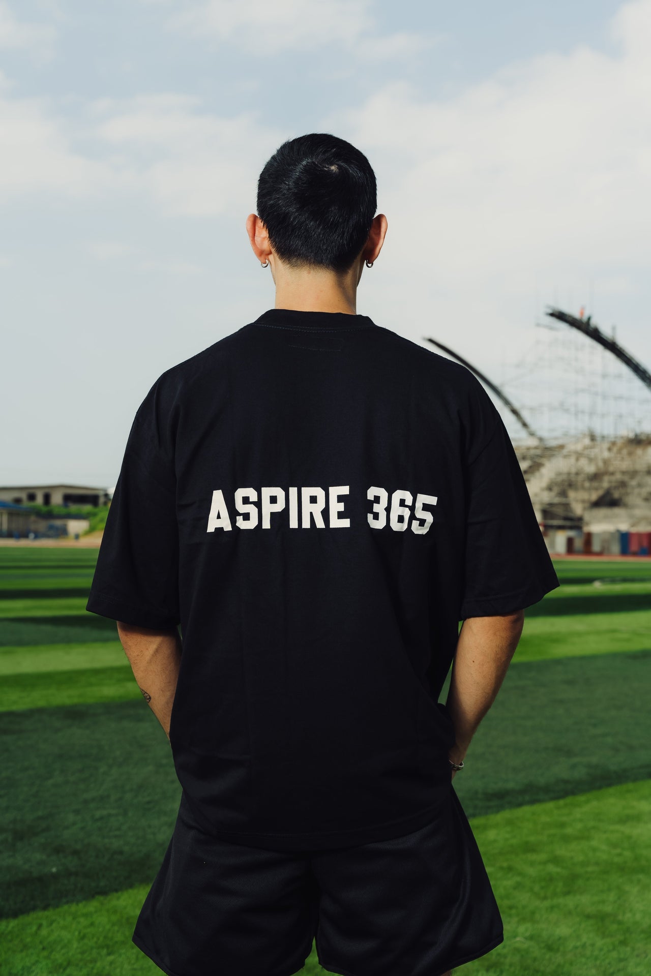 Aspire 365 Grind Mode On Boxy Crop Tee ASPIRE