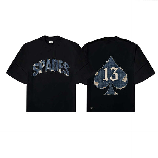 Spades Denim Boxy Crop Tee SPADES