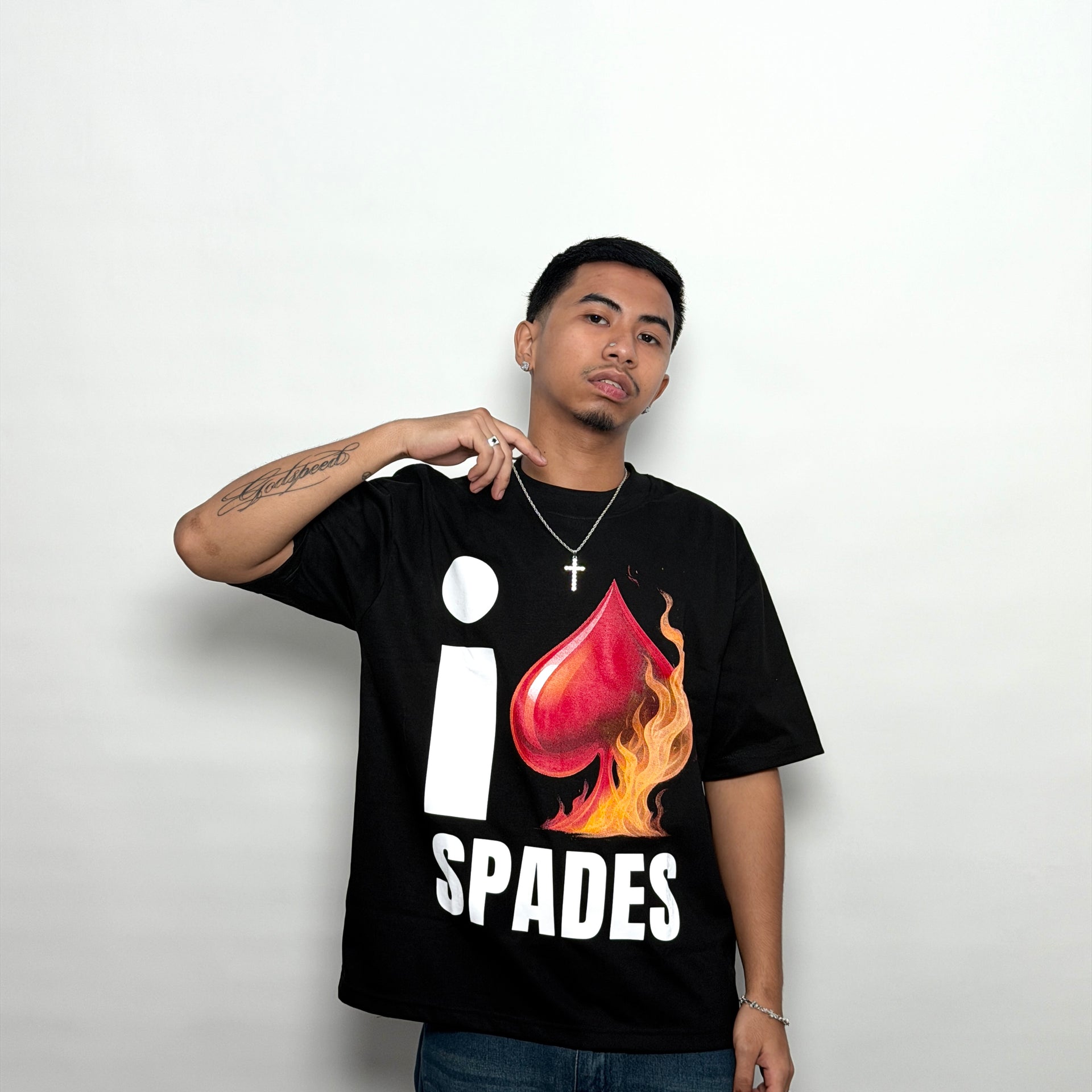 Spades Flaming Love Box Tee SPADES