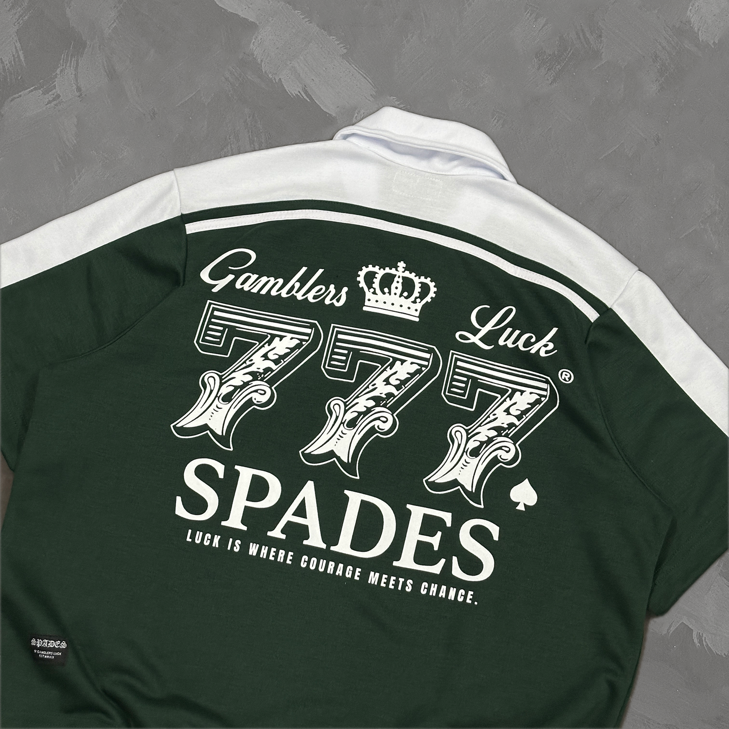 Spades Lucky Roulette Boxy Crop Polo SPADES