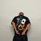 Spades Keychain Boxy Crop Tee SPADES