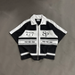 Spades High Velocity Full Zip Polo Black SPADES
