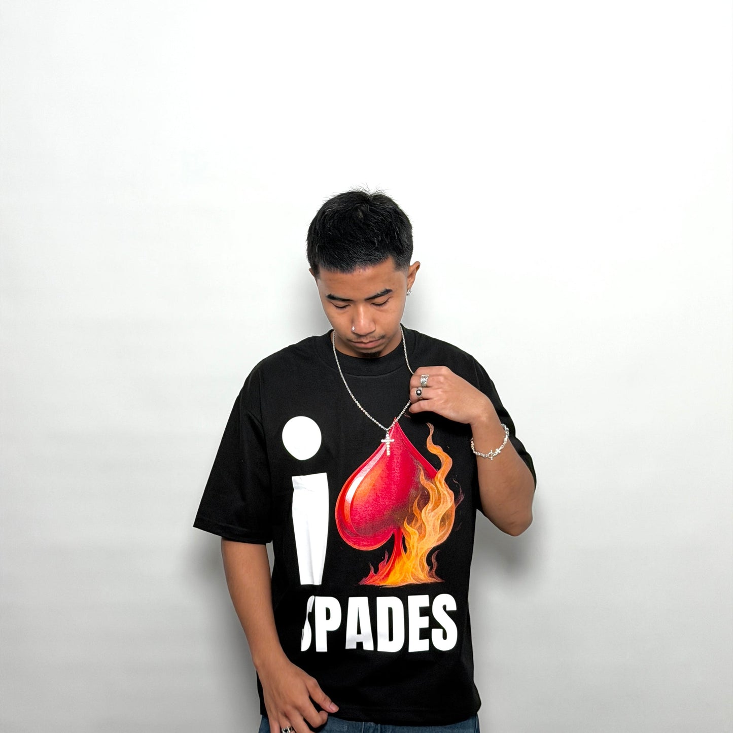 Spades Flaming Love Box Tee SPADES