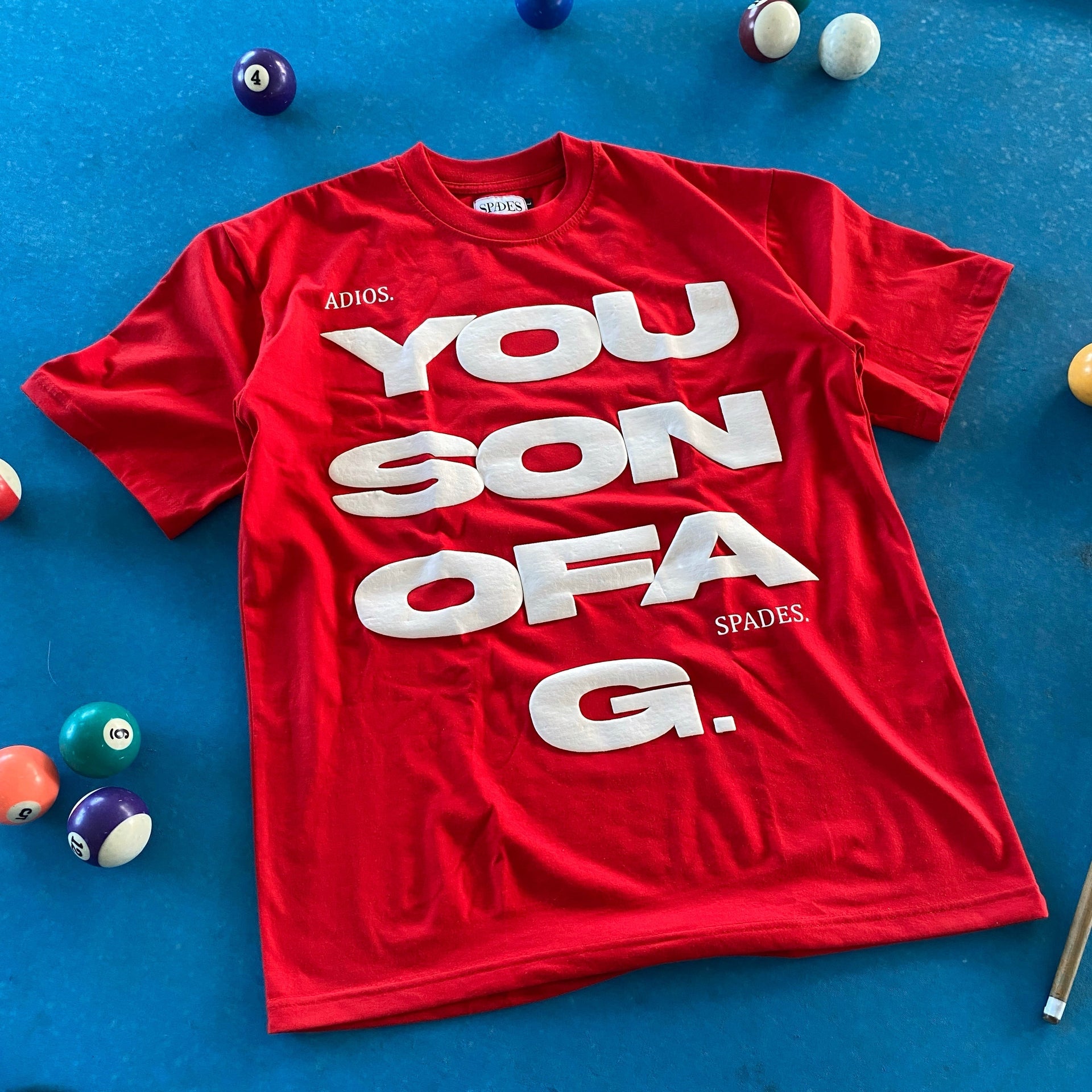 Spades Adios G Red T-shirt SPADES