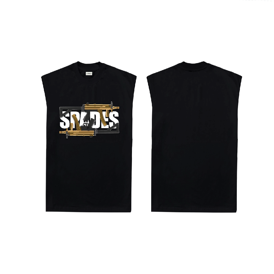 Spades Sleeveless Firepower Black SPADES