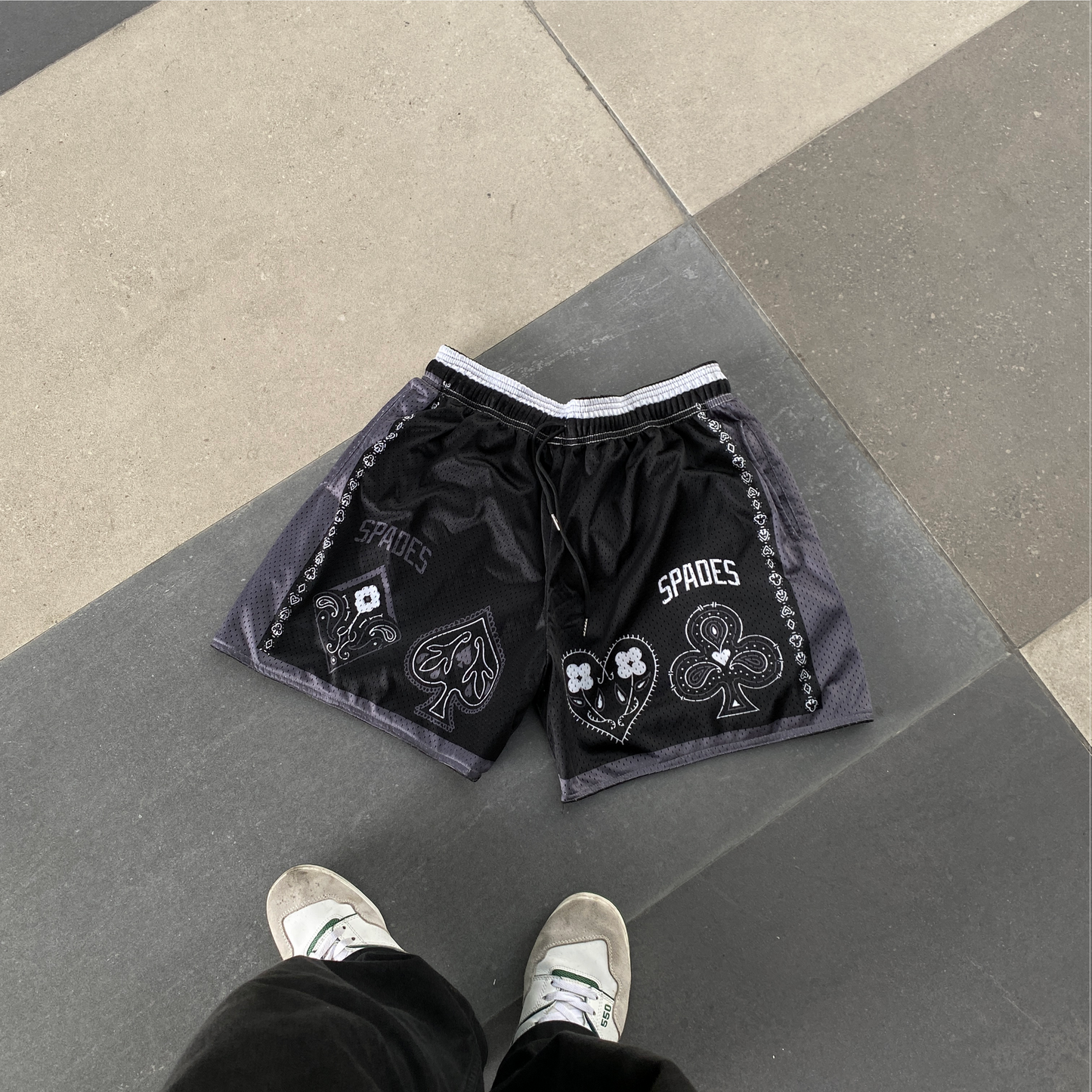 Spades  Gamble Well Played Semi Step Mesh Shorts SPADES