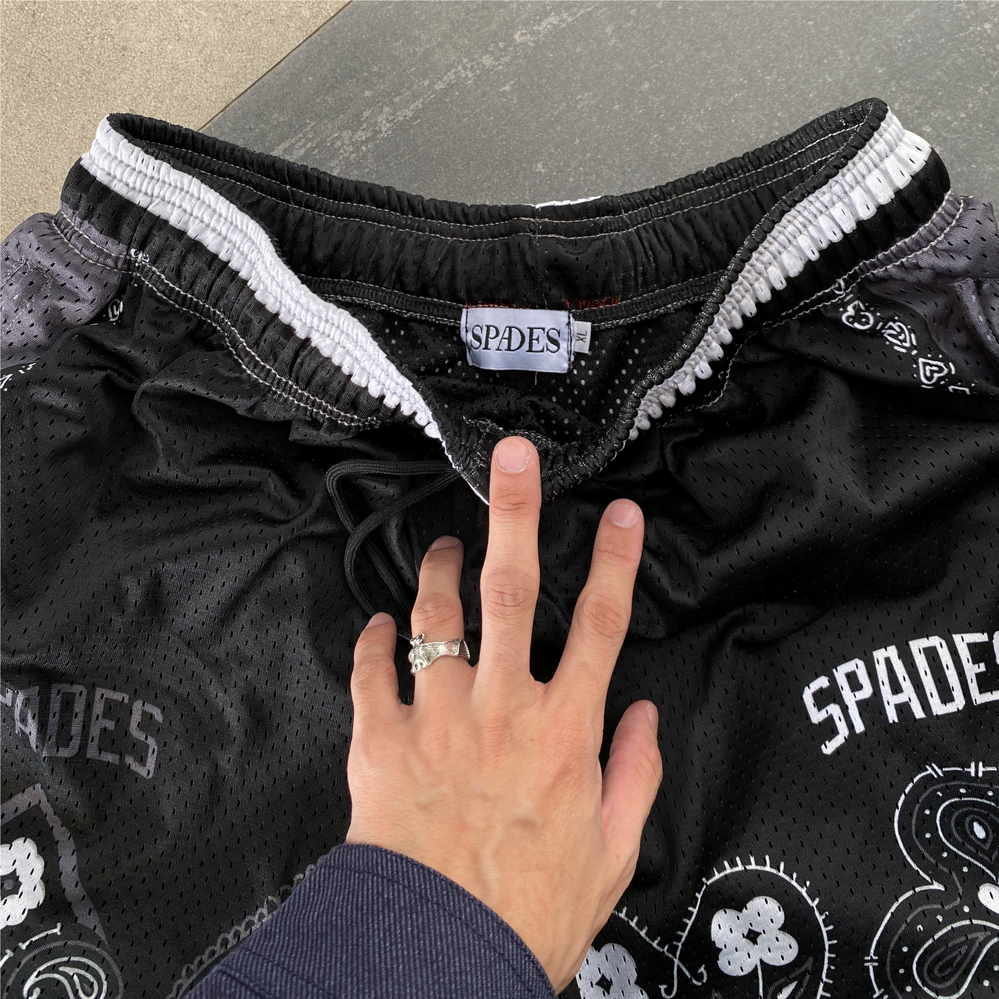 Spades  Gamble Well Played Semi Step Mesh Shorts SPADES