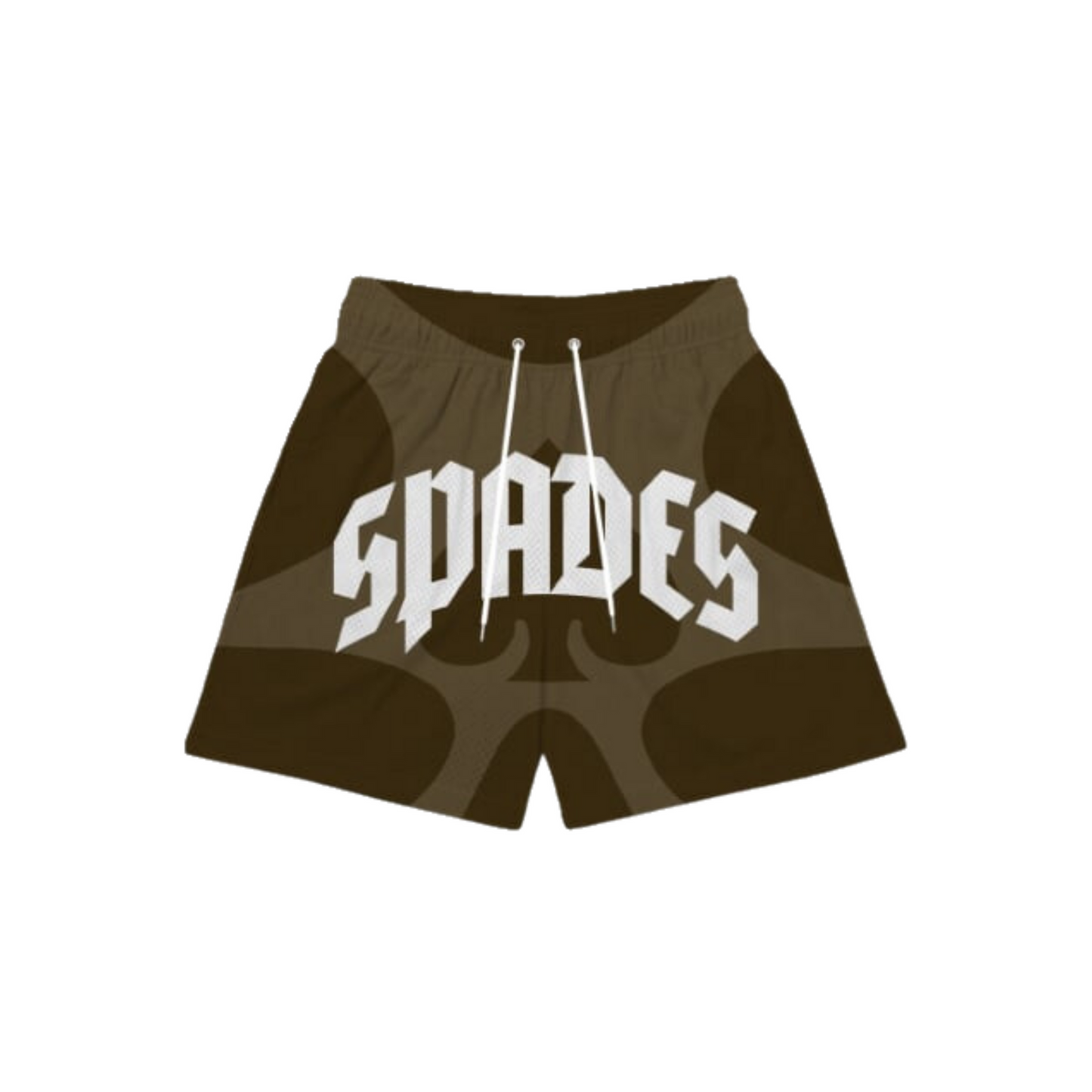 Gothic Grind Warfare Mesh Shorts SPADES
