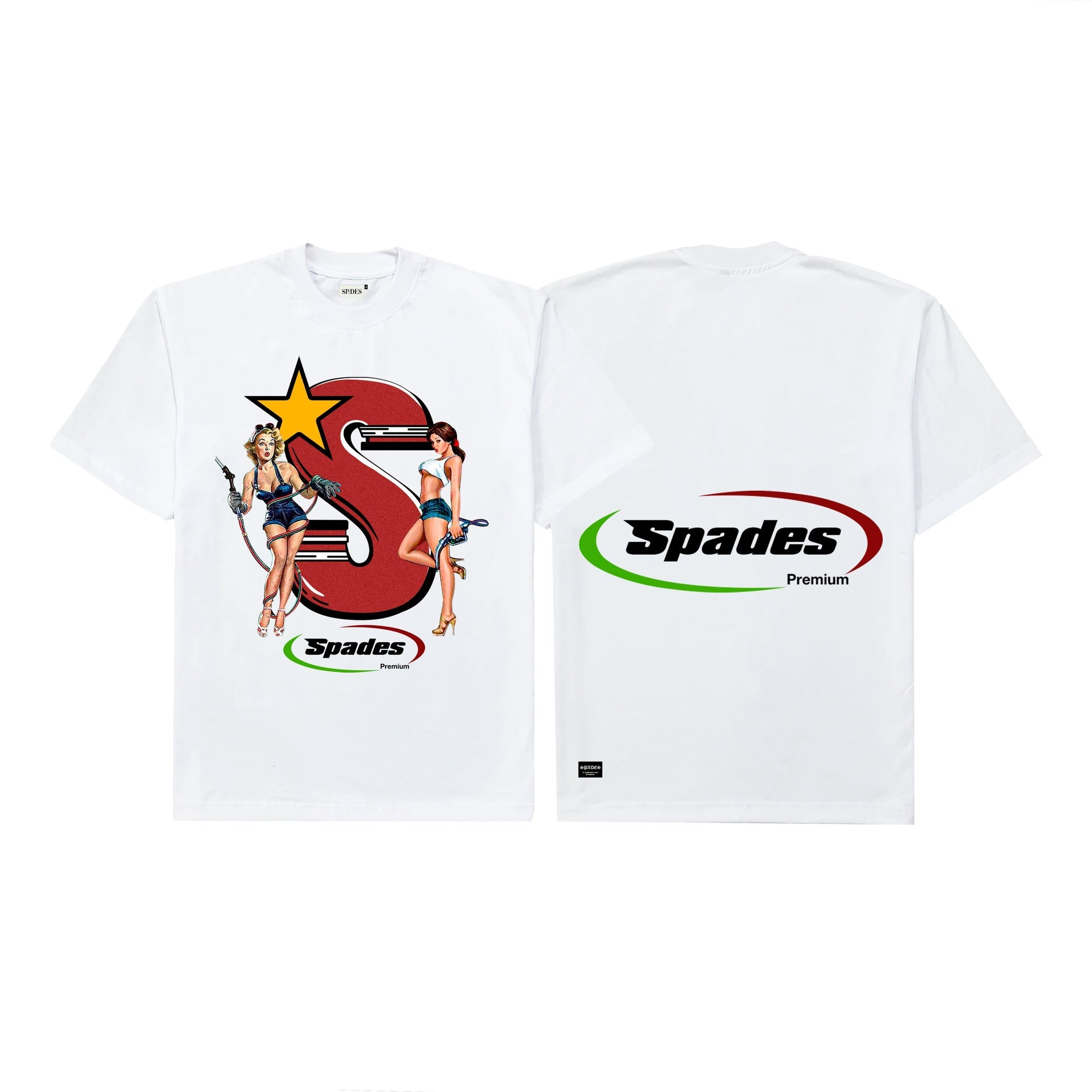 Spades Premium White T-shirt SPADES