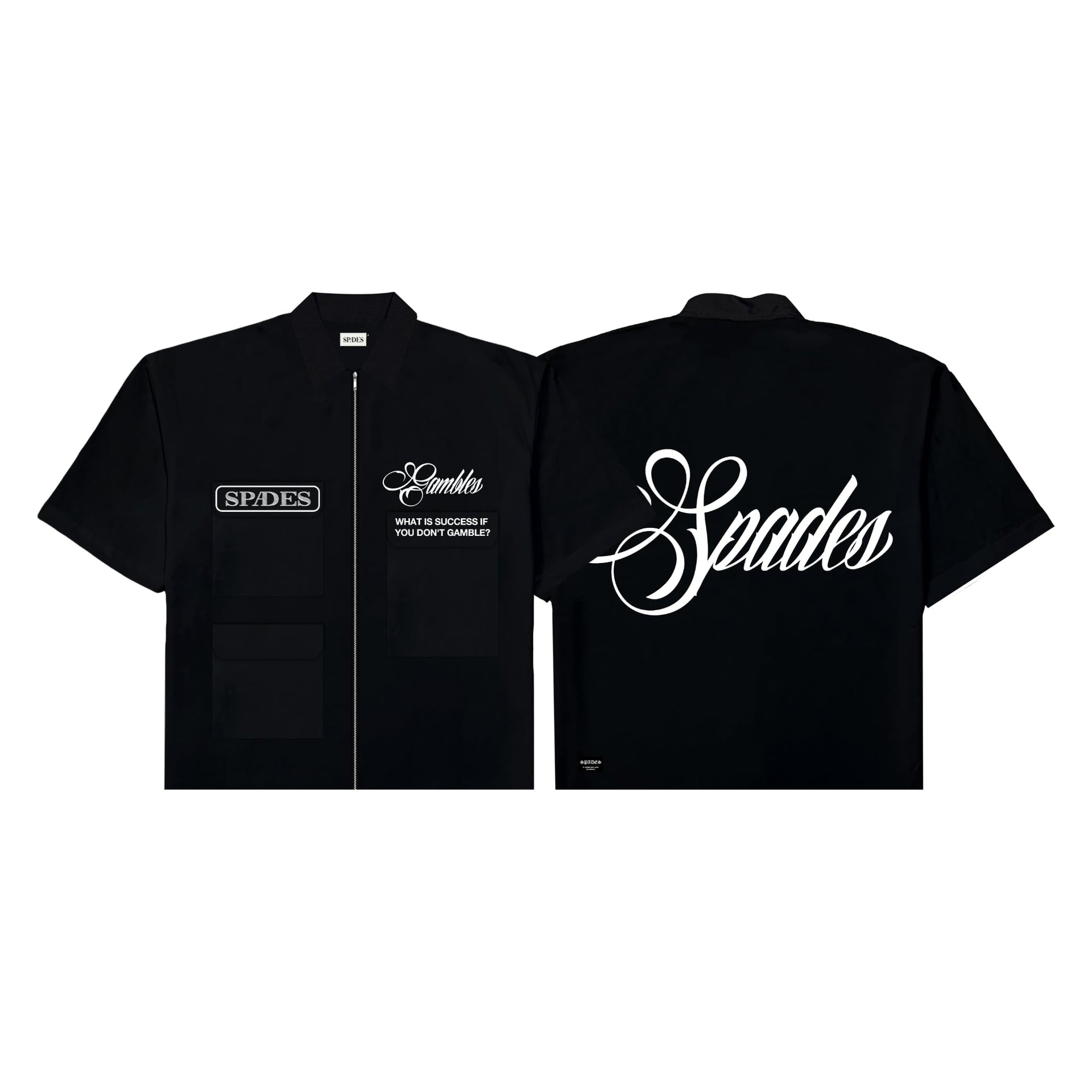 Spades High Stakes Utility Full Zip Polo – Spades USA