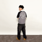 Spades Neutral Stake Boxy Crop Polo Pique SPADES