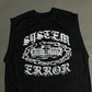 Spades Shattered System Boxy Crop Tee Sleeveless SPADES