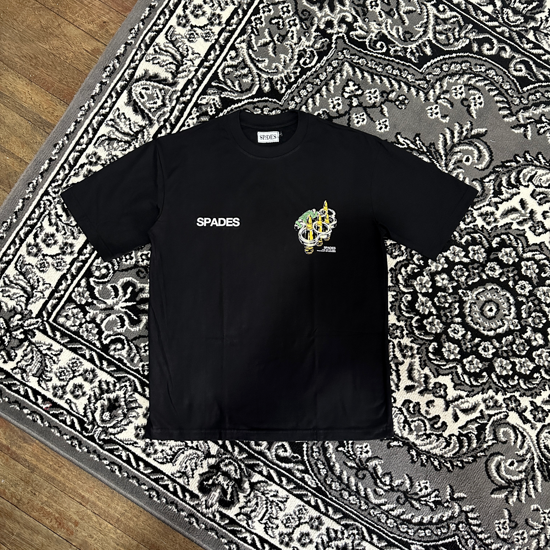 Spades Art of Risk Black T-shirt SPADES