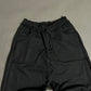 Spades Side Wide Raw Edge Black Pants SPADES