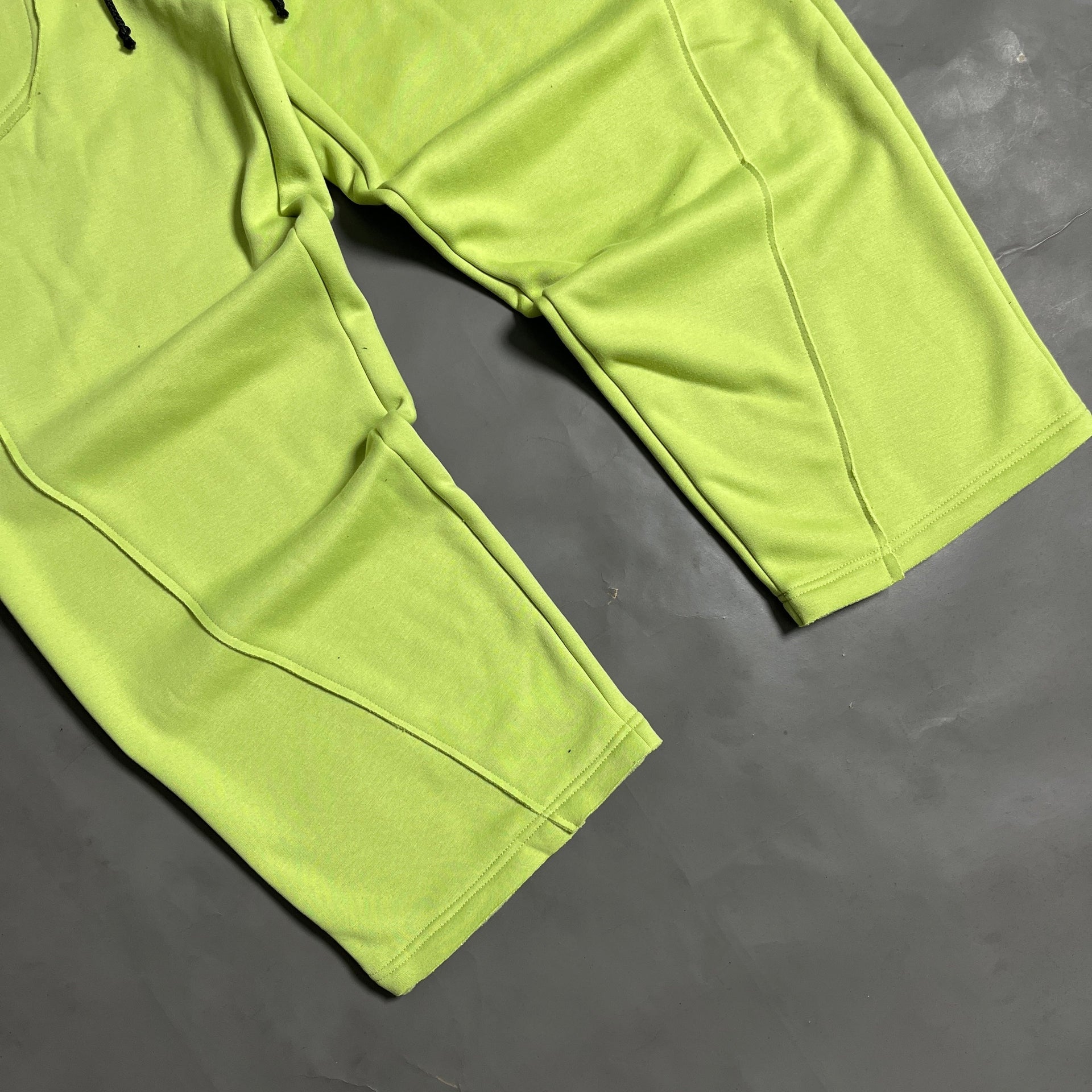 Spades Side Wide Raw Edge Avocado Pants SPADES