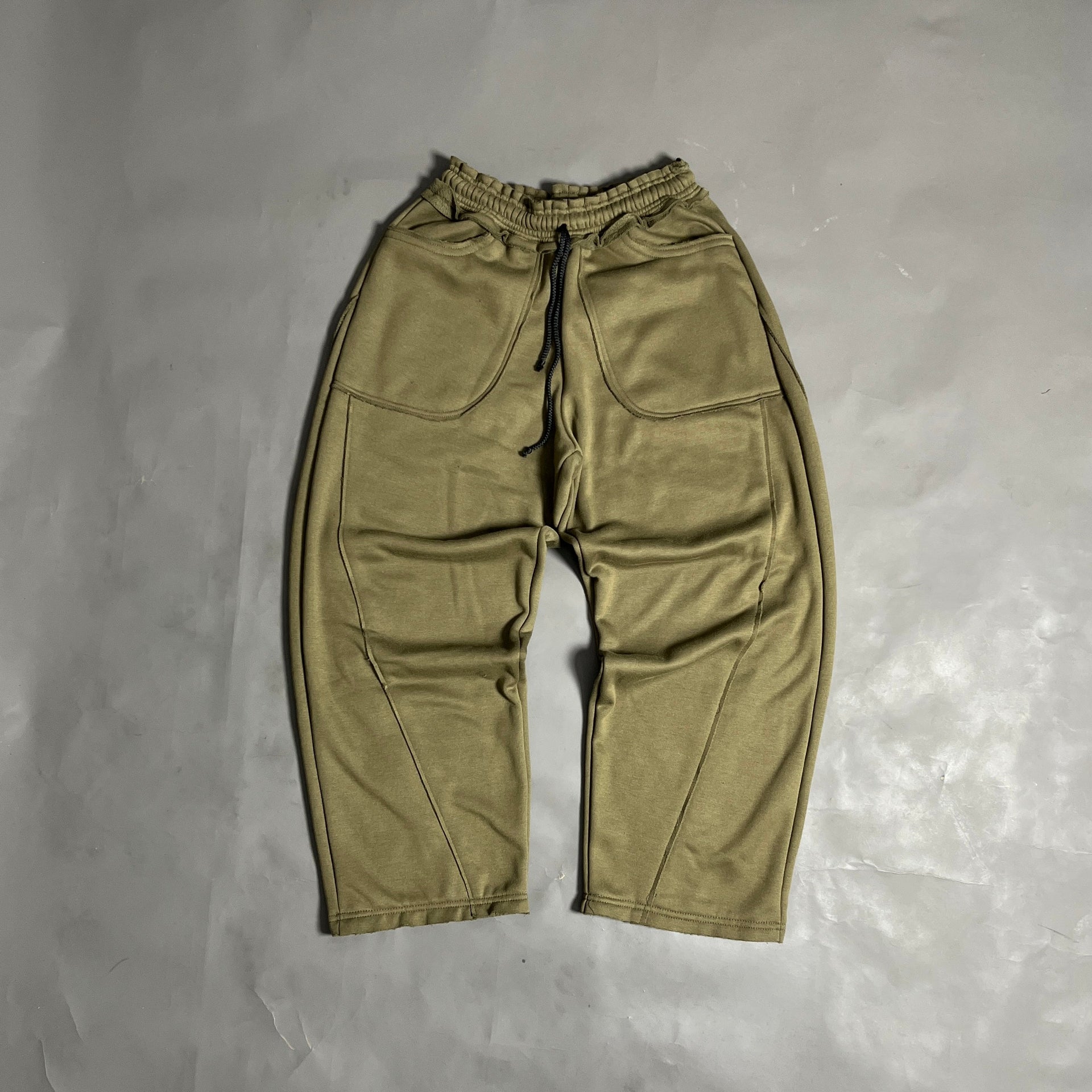 Spades Side Wide Raw Edge Fatigue Pants SPADES