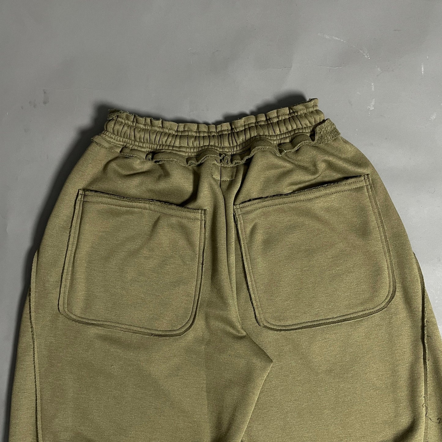 Spades Side Wide Raw Edge Fatigue Pants SPADES