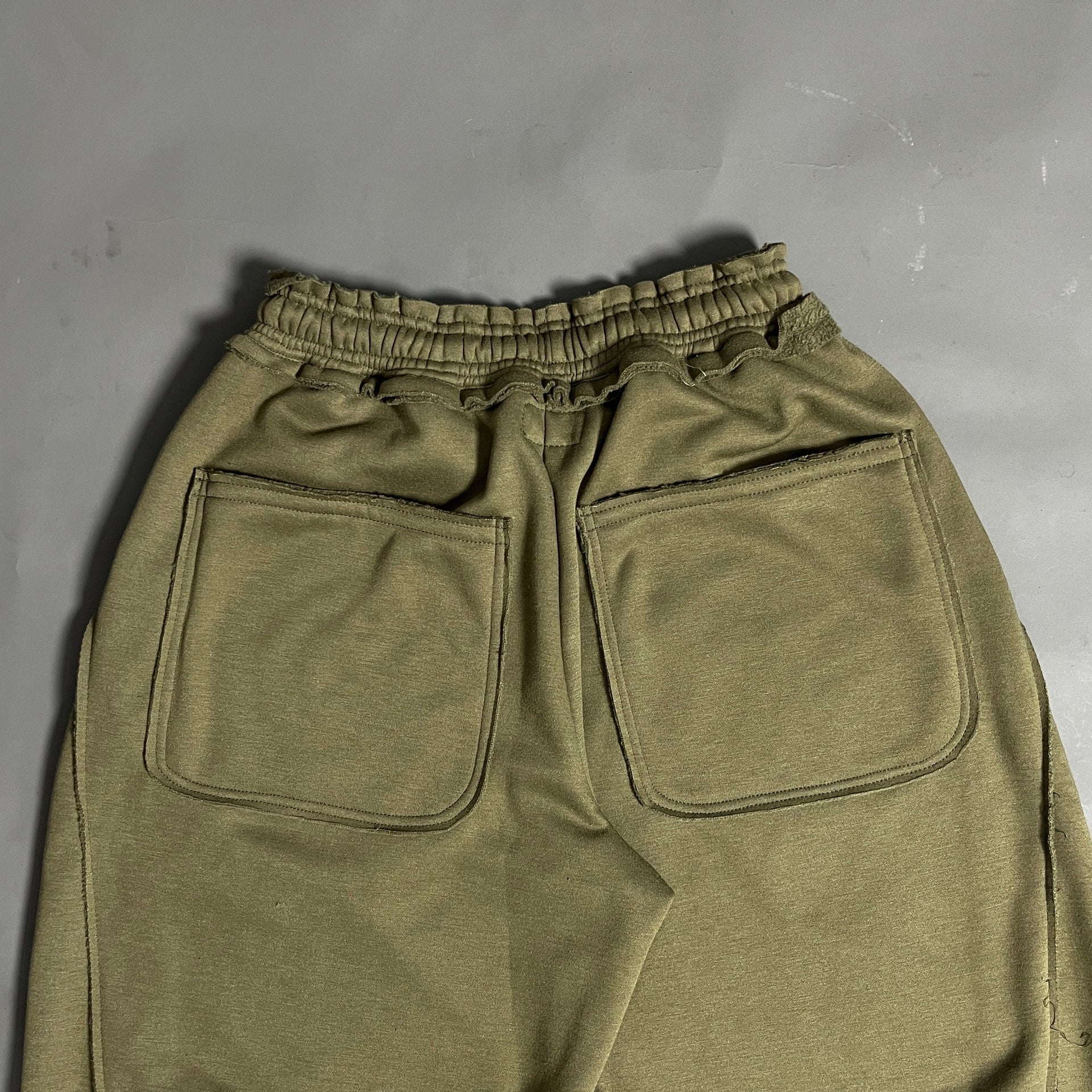 Spades Side Wide Raw Edge Fatigue Pants SPADES