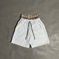 Spades Double Waist Gray Sweat Jorts SPADES