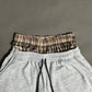 Spades Double Waist Gray Sweat Jorts SPADES
