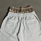 Spades Double Waist Gray Sweat Jorts SPADES