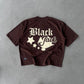 Black Jack Boxy Crop Tee SPADES